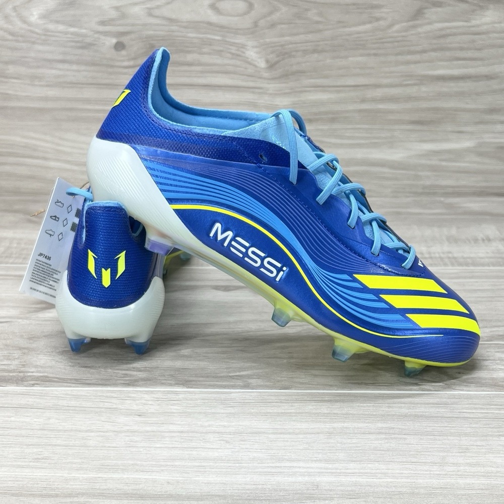Adidas F50 Messi Elite FG Men's 7 / Women 8 New Soccer Cleats Blue New JP7435